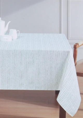 Thumbnail 4: Laura Ashley Thames Jacquard Tablecloth 60x84 Sage 