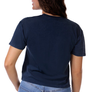 Thumbnail 2: Vintage threadz Juniors Short Sleeve Brasil Boxy Crop Tee 