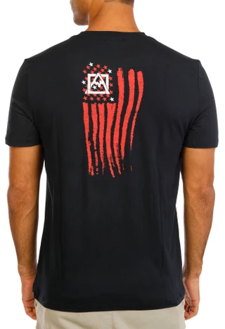 Thumbnail 1: AVALANCHE Men's Outdoor Paint American Performance T-Shirt 