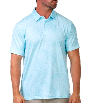 Thumbnail 1: Hurley Men's Short Sleeve Print Golf Polo  