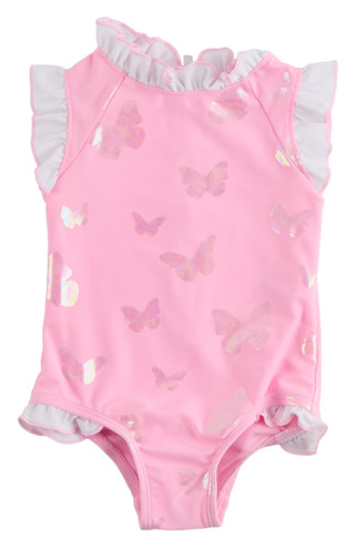 Thumbnail 1: Floatimini Baby Girls One Piece Butterfly Swimsuit 
