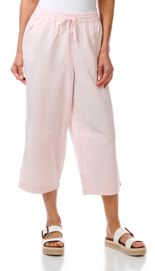 Thumbnail 1: Gloria Vanderbilt Blaine Sheeting Capri Pants 