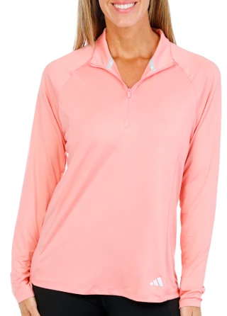Thumbnail 1: Adidas Women's Active 1/4 Zip UPF 50 Long Sleeve Top 