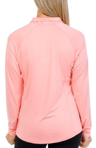 Thumbnail 2: Adidas Women's Active 1/4 Zip UPF 50 Long Sleeve Top 