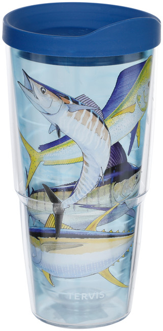 Thumbnail 1: Guy Harvey Tervis Tumbler  24 OZ Game Fish Classic Tumbler w/ Lid  