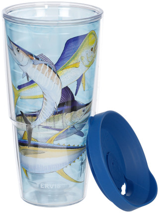Thumbnail 3: Guy Harvey Tervis Tumbler  24 OZ Game Fish Classic Tumbler w/ Lid  