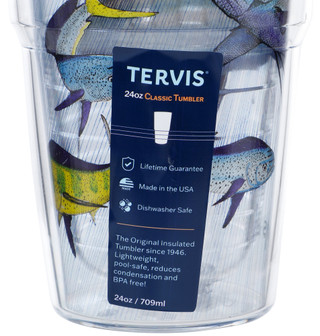Thumbnail 2: Guy Harvey Tervis Tumbler  24 OZ Marlin Mahi Fish Classic Tumbler w/ Lid  