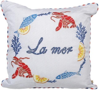 Thumbnail 1: MG MONOGRAM La Mer Stripe Decorative Pillow  