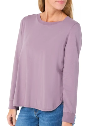 Thumbnail 3: CITY BLUES Women's Long Sleeve Curved Hem Graphic Tee 