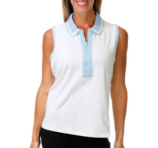 Thumbnail 1: Spartina 449 Women's Sleeveless Polo Tank Top 