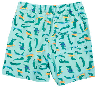 Thumbnail 2: In Gear Big Boys Green Gator Swim Shorts 