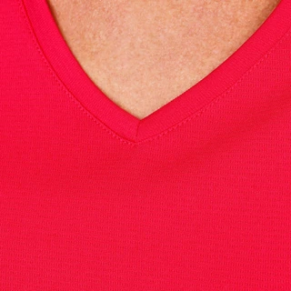 Thumbnail 4: REEL LEGENDS Women's Short Sleeve Solid V-Neck Performance Top 
