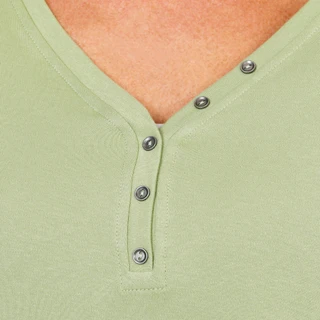 Thumbnail 3: Coral Bay Women's 3/4 Sleeve V-Neck Henley Top 