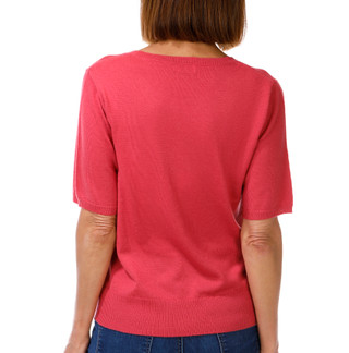 Thumbnail 3: Spartina 449 Women's Short Sleeve Ribbed Wool Sweater 