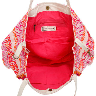 Thumbnail 2: AMERICA AND BEYOND Floral Fiesta Embellished Tote 