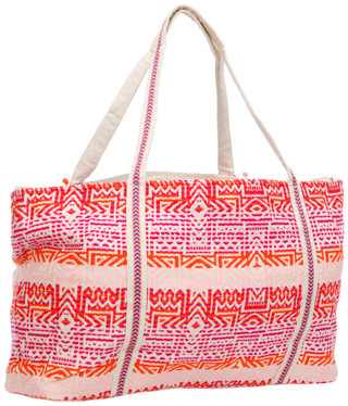 Thumbnail 3: AMERICA AND BEYOND Floral Fiesta Embellished Tote 