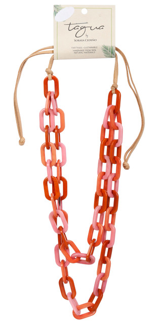 Thumbnail 1: TAGUA Two-Tone Chain Link Necklace 