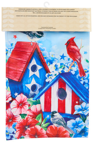 Thumbnail 2: SPECIAL T IMPORTS American Birdhouse Foil Garden Flag 