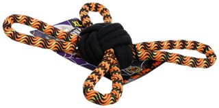 Thumbnail 2: Bow Wow Pet Halloween XL Knotted Butterfly Rope Dog Toy 