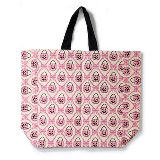 Thumbnail 4: The Witch's Workshop Halloween Jack-O'-Lantern & Bows Cotton Tote Bag 