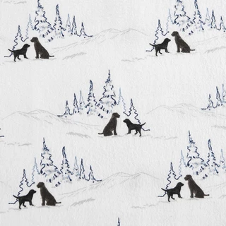 Thumbnail 4: Eddie Bauer Eddie Bauer Dog Friends 100% Cotton Flannel-3 Piece-SheetSet 