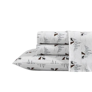 Thumbnail 2: Eddie Bauer Eddie Bauer Dog Friends 100% Cotton Flannel-3 Piece-SheetSet 