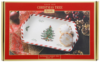 Thumbnail 2: Spode 12in Christmas Peppermint Dessert Tray  