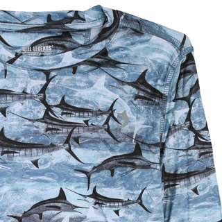 Thumbnail 3: REEL LEGENDS Big Boys Outdoor Long Sleeve Reel Tec Shirt 