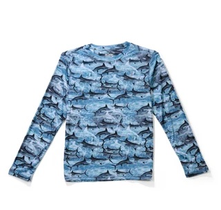 Thumbnail 2: REEL LEGENDS Big Boys Outdoor Long Sleeve Reel Tec Shirt 