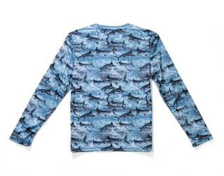 Thumbnail 5: REEL LEGENDS Big Boys Outdoor Long Sleeve Reel Tec Shirt 