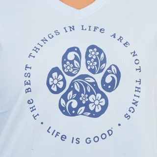 Thumbnail 2: Life is Good Women's Short Sleeve Graphic V-Neck Tee  