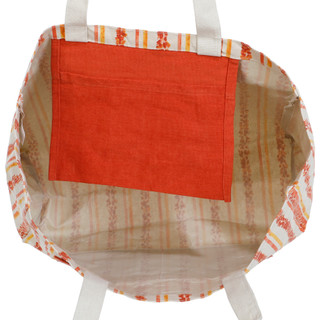 Thumbnail 2: Sage & Ivy Floral Striped Two Pocket Tote 