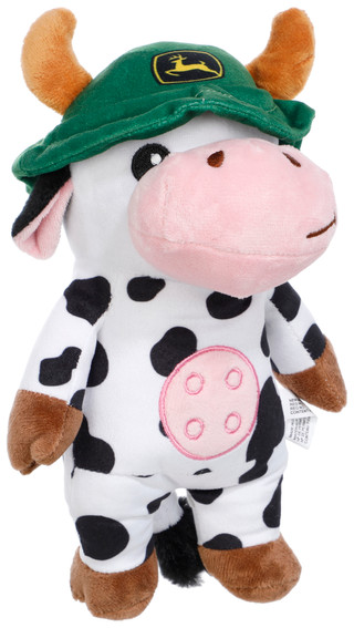 Thumbnail 1: John Deere 9 In John Deere Cow Plush Dog Toy 