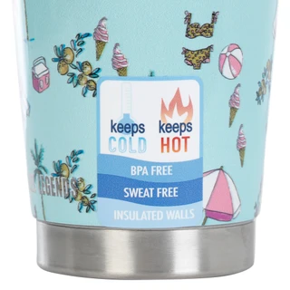 Thumbnail 2: REEL LEGENDS 30 oz Beach Happy Stainless Steel Tumbler 