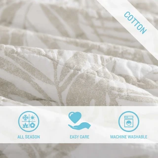 Thumbnail 15: TOMMY BAHAMA Tommy Bahama Palmday 100% Cotton-3Piece-Reversible Quilt Set 