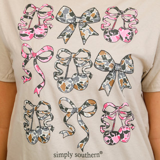 Thumbnail 3: SIMPLY SOUTHERN Women's Short Sleeve Camo Bow Tee 