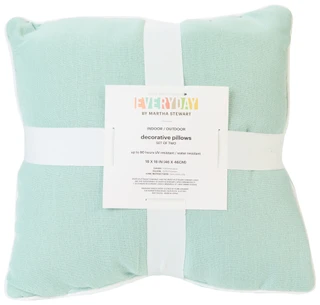 Thumbnail 1: Everyday by Martha Stewart 2 Pk Indoor/Outdoor Decorative Pillows Set 