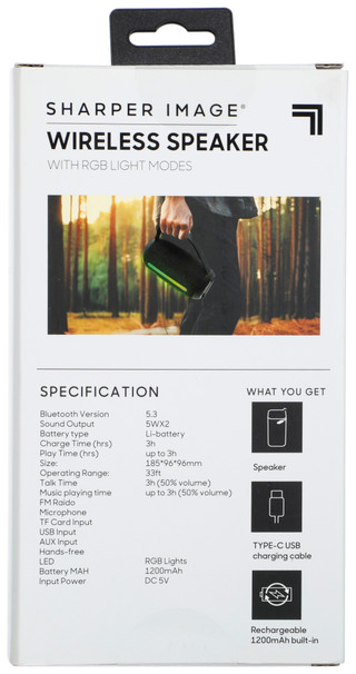 Thumbnail 3: Sharper Image Wireless Speaker 