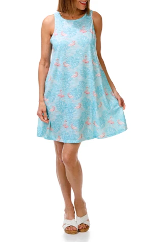 Thumbnail 1: Guy Harvey Women's Outdoor Sleeveless Print Dress 