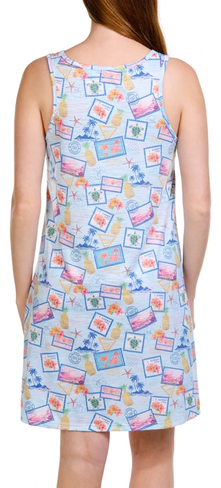 Thumbnail 3: Guy Harvey Women's Outdoor Sleeveless Print Dress 