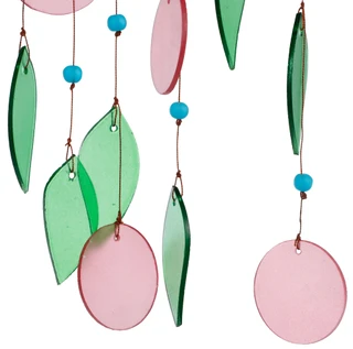 Thumbnail 2: SUNSET VISTA DESIGNS Hummingbird Sea Glass Wind Chimes  