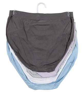 Thumbnail 2: Born 5 Pk High Waisted Seamless Briefs   