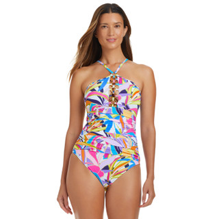Thumbnail 1: Bleu Rod Beattie Women's Mio Ring Detail One Piece Swimsuit 