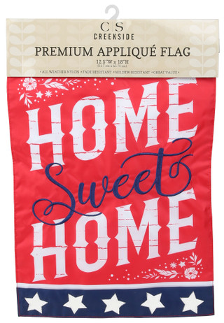 Thumbnail 1: Creekside 12x18 Home Sweet Home Flag Outdoor Decor 