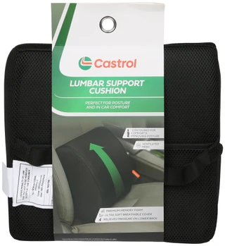 Thumbnail 2: Castrol Memory Foam Lumbar Seat Cushion  