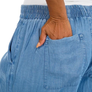 Thumbnail 2: Coral Bay Plus 21 In. Wide Leg Crop Pants 