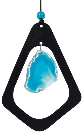 Thumbnail 2: SUNSET VISTA DESIGNS 34 In Blue Agate Wind Chimes  
