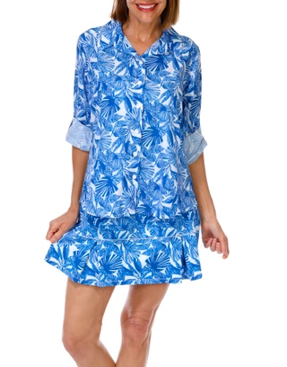 Thumbnail 3: REEL LEGENDS Women's Active Flounce Beachpro Skort 