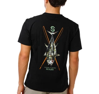 Thumbnail 1: SCALES Men's Short Sleeve Graphic Crew Neck Tee 