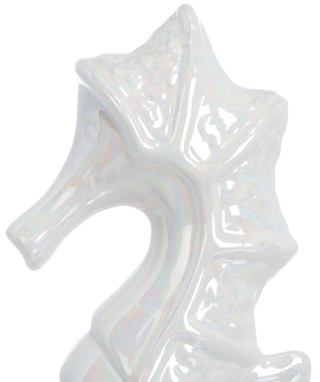 Thumbnail 2: 14 In Ceramic Seahorse Figurine 